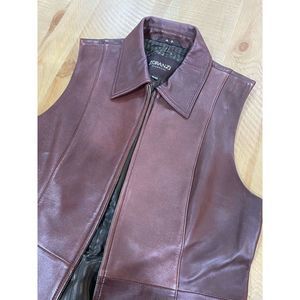 Zoranzi classic leather vest